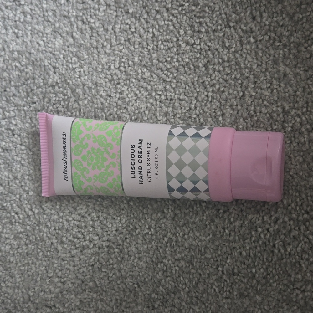 REFRESHMENTS LUSCIOUS HAND CREAM●CITRUS SPRITZ●2 FL.OZ New/Sealed